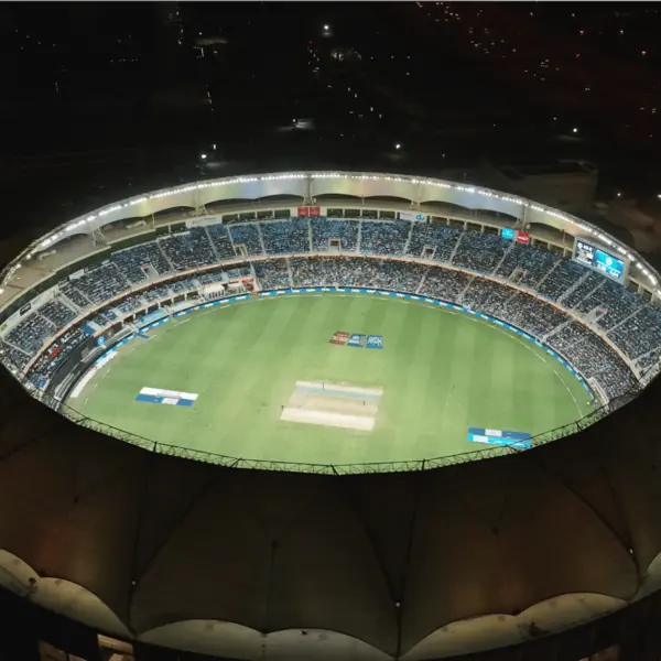 Live Streaming Dubai International Cricket ICC Aerial Filming