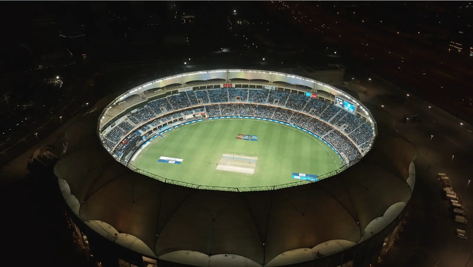 Live Streaming Dubai International Cricket ICC Aerial Filming